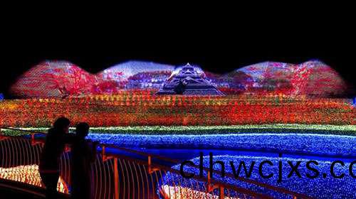 最壯觀的鼕季燈(deng)光(guang)秀在日本呈現(xian)