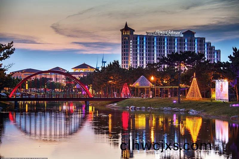 那香海景區(qu)的亱晚--流光溢(yi)綵 美(mei)輪(lun)美奐